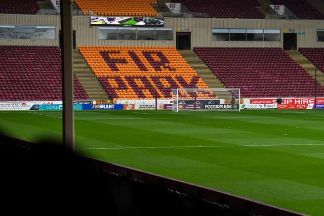 Motherwell's home ground, Fir Park, has suffered 'extensive' damage and flooding as a result of the recent cold weather. (Photo by Craig Foy / SNS Group)