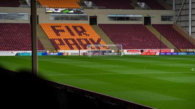 Motherwell's home ground, Fir Park, has suffered 'extensive' damage and flooding as a result of the recent cold weather. (Photo by Craig Foy / SNS Group)