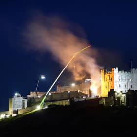 The set is put on fire as part of filming for the new Indiana Jones 5 movie starring Harrison Ford overnight.