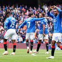 Danilo celebrates what turned out to be the winner against Morton.