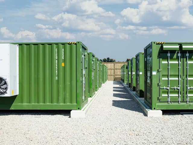 A file picture showing a typical example of another battery energy storage system (BESS).