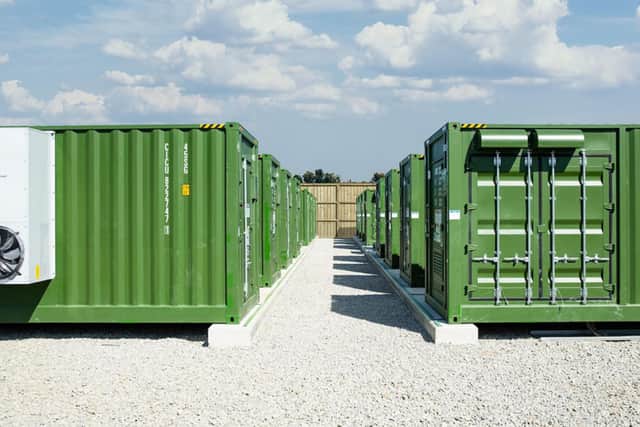 A file picture showing a typical example of another battery energy storage system (BESS).