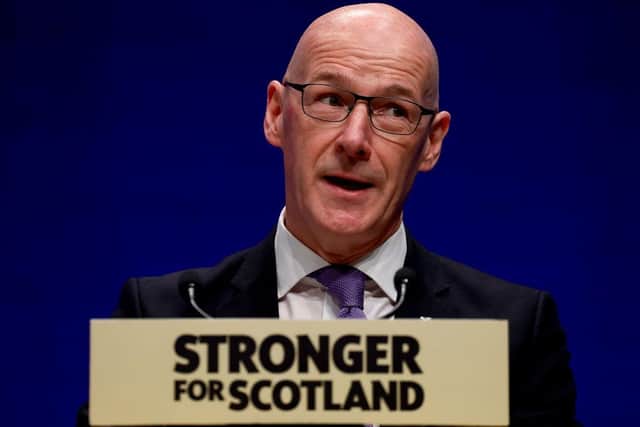 Deputy First Minister John Swinney has told NHS workers fighting for pay increases he has 'nowhere else to go' to fund an increased offer (Picture: Jeff J Mitchell/Getty Images)