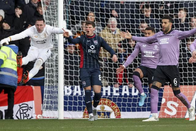 Rangers face Ross County in Dingwall. (Photo by Craig Williamson / SNS Group)