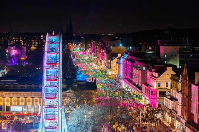 Edinburgh has hosted an all-ticket street party on Hogmanay since the mid-1990s. Picture: Chris Watt