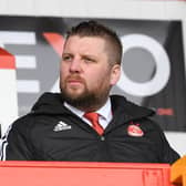 Aberdeen chief executive Alan Burrows during a cinch Premiership match between Aberdeen and Kilmarnock.