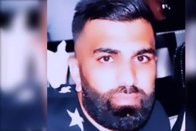 Omer Sadiq, 32, was found on Boydstone Road at 1.25pm on Tuesday September 15.