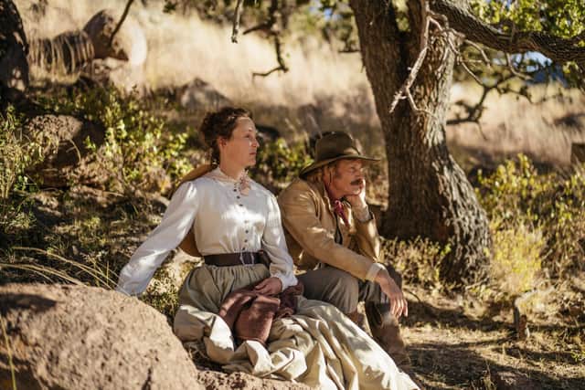Viggo Mortensen & Vicky Krieps in The Dead Don't Hurt PIC: Signature Entertainment