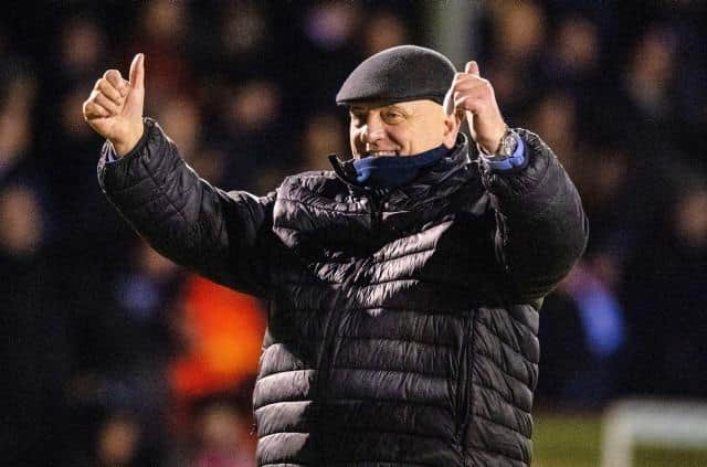 Arbroath manager Dick Campbell.  (Photo by Ross MacDonald / SNS Group)
