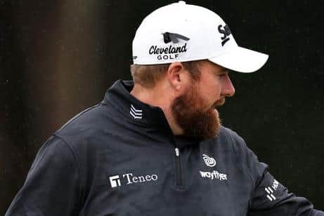 Shane Lowry was among the players wearing a black ribbon on the second day of the Genesis Scottish Open at The Renaissance Club in East Lothian. Picture: Jared C. Tilton/Getty Images.
