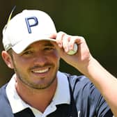 Ewen Ferguson acknowledges the crowd during the second round of the Magical Kenya Open at Muthaiga Golf Club in Nairobi. Picture: Stuart Franklin/Getty Images.