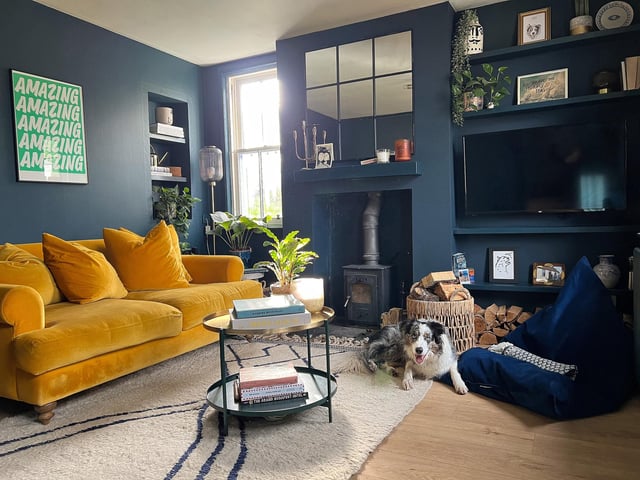 Throughout Lorne Cottage, the home owners have created quirky space saving designs, opting for a confident colour scheme from room to room.