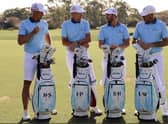 The Mavericks - Henrik Stenson, Ian Poulter, Sam Horsfield and Lee Westwood - have turned up in Mexico for the LIV Golf League season-opener in new team colours. Picture: LIv Golf GO