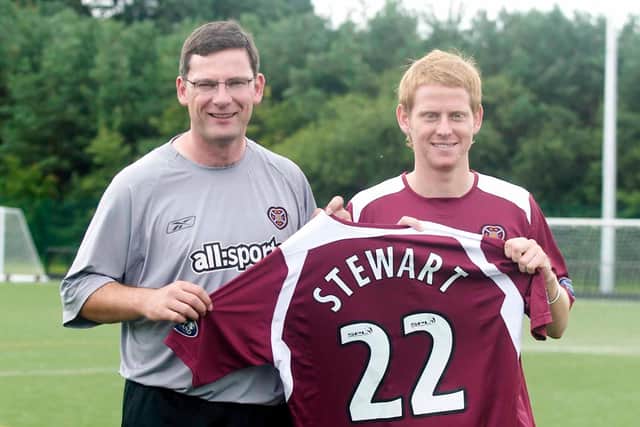 Michael Stewart has hit out at Craig Levein after ex-Hearts boss makes Nicola Sturgeon resignation call. Picture: SNS