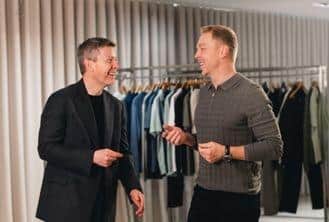 Mitch Hughes, Director of Menswear & Sir Chris Hoy
