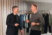 Mitch Hughes, Director of Menswear & Sir Chris Hoy