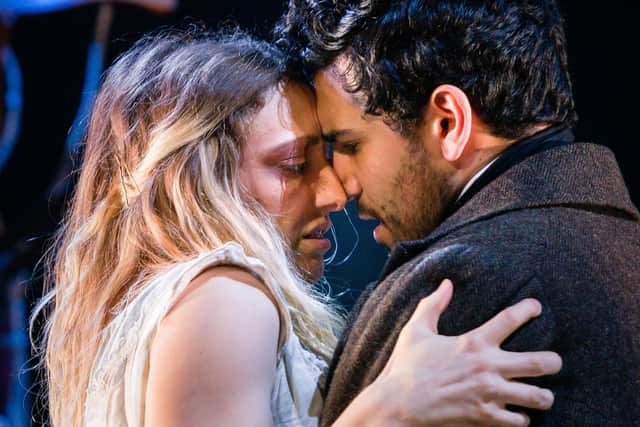 Lucy McCormick and Liam Tamne as Cathy and Heathcliff in Wuthering Heights