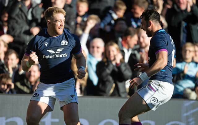 Glasgow wingers Kyle Steyn and Rufus McLean scored six tries between them for Scotland against Tonga.