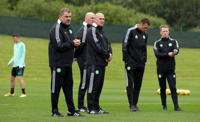 Ange Postecoglou will be back on the training ground this week.  (Photo by Craig Williamson / SNS Group)