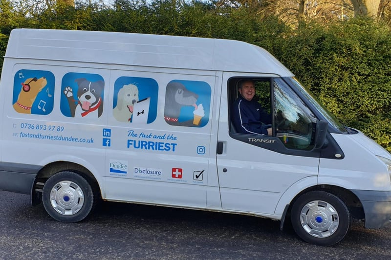 "I don't have friends, I have furmaly..." - Dog Toretto. This is a dog-walking service which serves in Dundee and its surrounding areas.