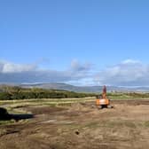 Work has started on improving the par-4 eighth hole at Royal Dornoch.