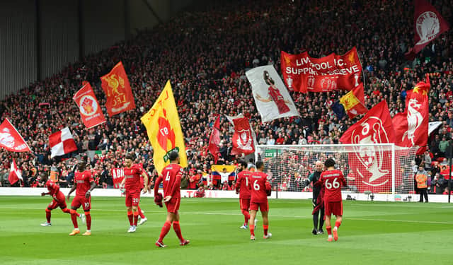Liverpool will host Villarreal in the Champions League semi-final at Anfield on Wednesday night. (Photo by Andrew Powell/Liverpool FC via Getty Images)