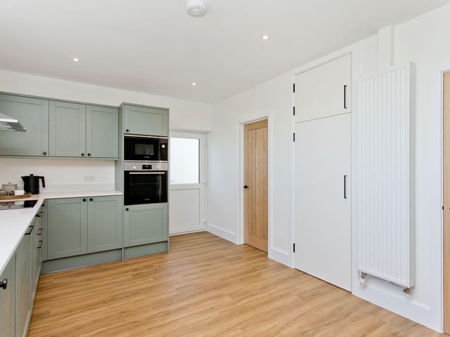 Spacious kitchen inside Riverside Road home