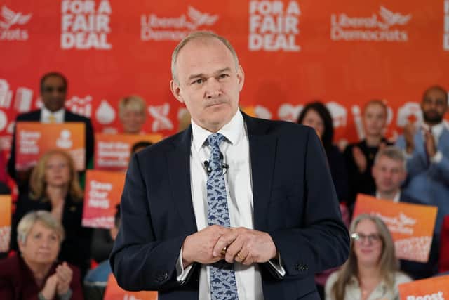 Lib Dem leader Sir Ed Davey