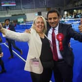 Scottish Labour leader Anas Sarwar celebrates as the council election results come in (Picture: Peter Summers/Getty Images)