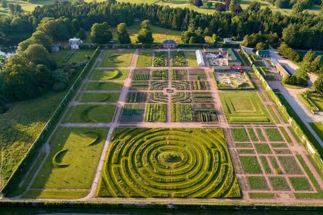 The Gordon Castle Walled Garden in Moray has been named 2021 Garden of the Year following a public vote for the competition run by Historic Houses. PIC: Contributed.