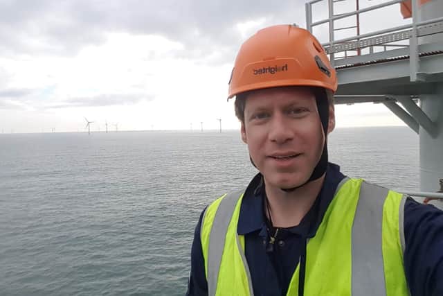 Alex Meredith, SSE’s project director for Berwick Bank, says the wind farm can play a key part in achieving green targets and demonstrate Scotland’s leadership in renewables at the United Nations COP26 climate summit, being held in Glasgow in November
