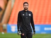 Hearts' Craig Gordon is back in the gym as part of his rehab after a horror injury. (Photo by Mark Scates / SNS Group)