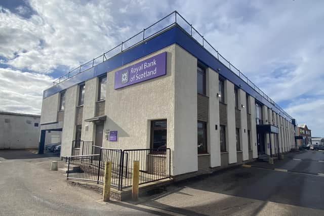 The former RBS premises on Harbour Road, Inverness.