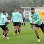 Swiss striker Albian Ajeti, pictured on his return to pre-season training last week, has struggled to make an impact at Celtic since his £5 million move from West Ham United last year. (Photo by Craig Williamson / SNS Group)