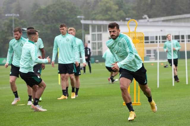 Swiss striker Albian Ajeti, pictured on his return to pre-season training last week, has struggled to make an impact at Celtic since his £5 million move from West Ham United last year. (Photo by Craig Williamson / SNS Group)
