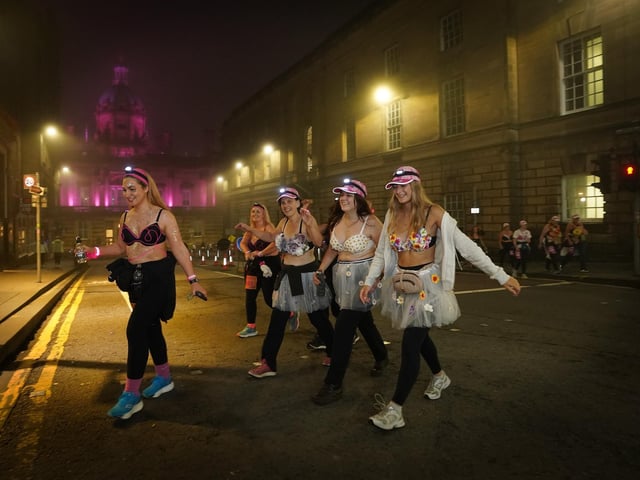 The Moonwalk took place on Saturday evening