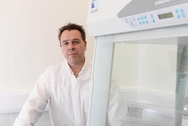 TC BioPharm's chief executive Dr Michael Leek believes it represents an exciting investment opportunity. Picture: Jacqueline Bradley.