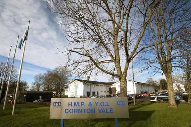 Trans woman Isla Bryson, a convicted rapist, was initially taken to Cornton Vale women's prison (Picture: Andrew Milligan/PA)