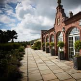 The walled garden at Dumfries House, Dumfries and Galloway, where there is self catering and catered accommodation on site including the lodge, two cottages, a doocot apartment and the walled garden bothy.