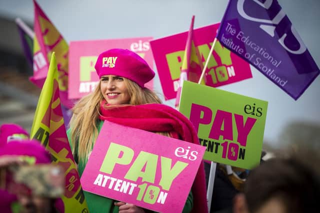Schools are set to close in January as teachers prepare to walk out again in pay dispute. Picture: Lisa Ferguson.