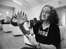 Hepworth pictured with her work in 1967 (Photo: Potter/Daily Express/Hulton Archive/Getty Images)