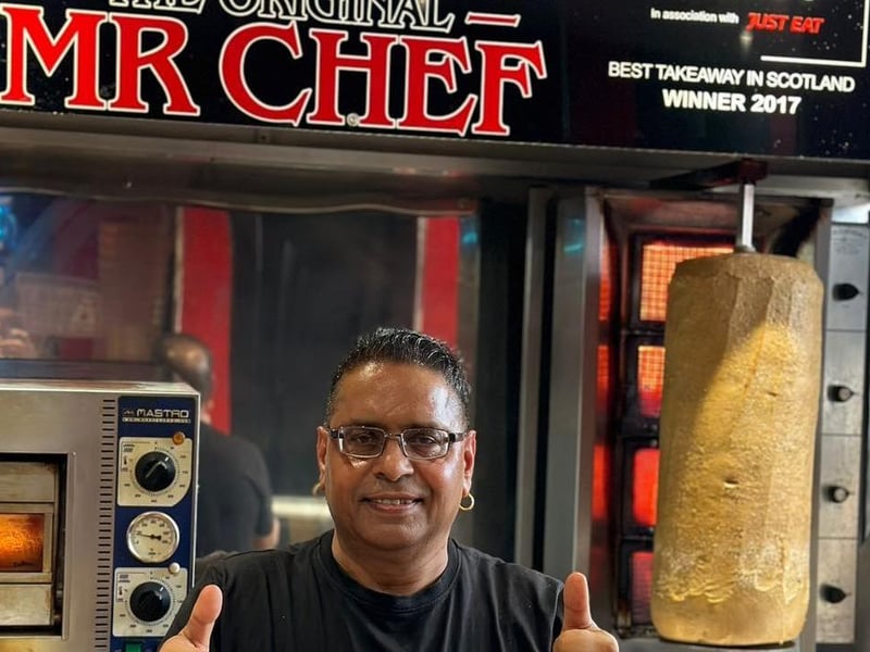 The Original Mr Chef in Uddingston. Highly Commended went to Eastern Spices in Edinburgh
