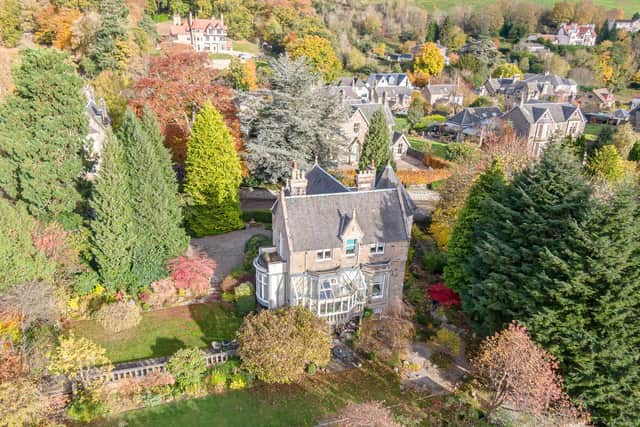 The accommodation is split over three levels and surrounded by an impressive garden.
