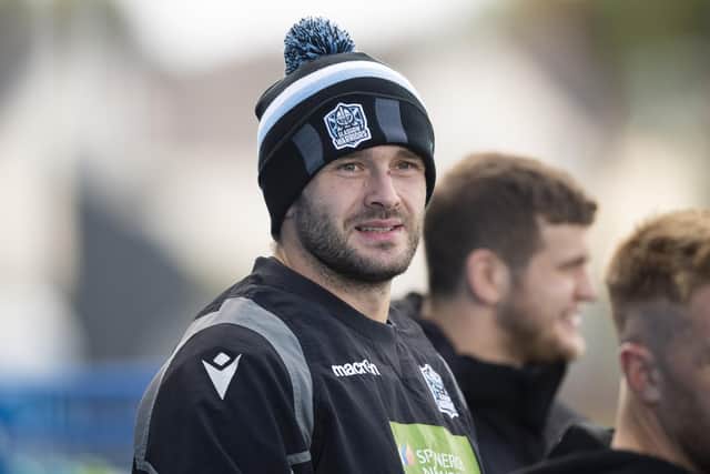 Richie Gray knows Glasgow Warriors will have to be defensively robust against Ospreys.  (Photo by Ross MacDonald / SNS Group)
