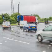 The Sheriffhall roundabout is one of the congestion pressure points on the Edinburgh City Bypass (Picture: Ian Georgeson)