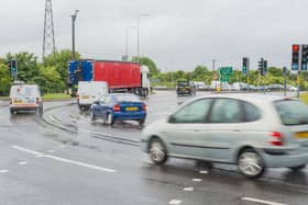 The Sheriffhall roundabout is one of the congestion pressure points on the Edinburgh City Bypass (Picture: Ian Georgeson)