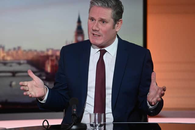 Labour Party leader Sir Keir Starmer appearing on the BBC1 current affairs programme Sunday Morning. Picture: Jeff Overs/BBC/PA Wire