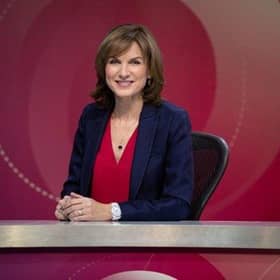 The BBC has defended Fiona Bruce in a statement amid accusations she trivialised domestic abuse during a discussion about Stanley Johnson on BBC Question Time.