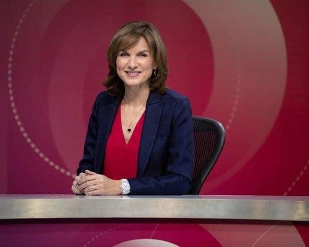 The BBC has defended Fiona Bruce in a statement amid accusations she trivialised domestic abuse during a discussion about Stanley Johnson on BBC Question Time.