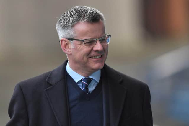 Rangers managing director Stewart Robertson was asked to recuse himself from SPFL board meeting.